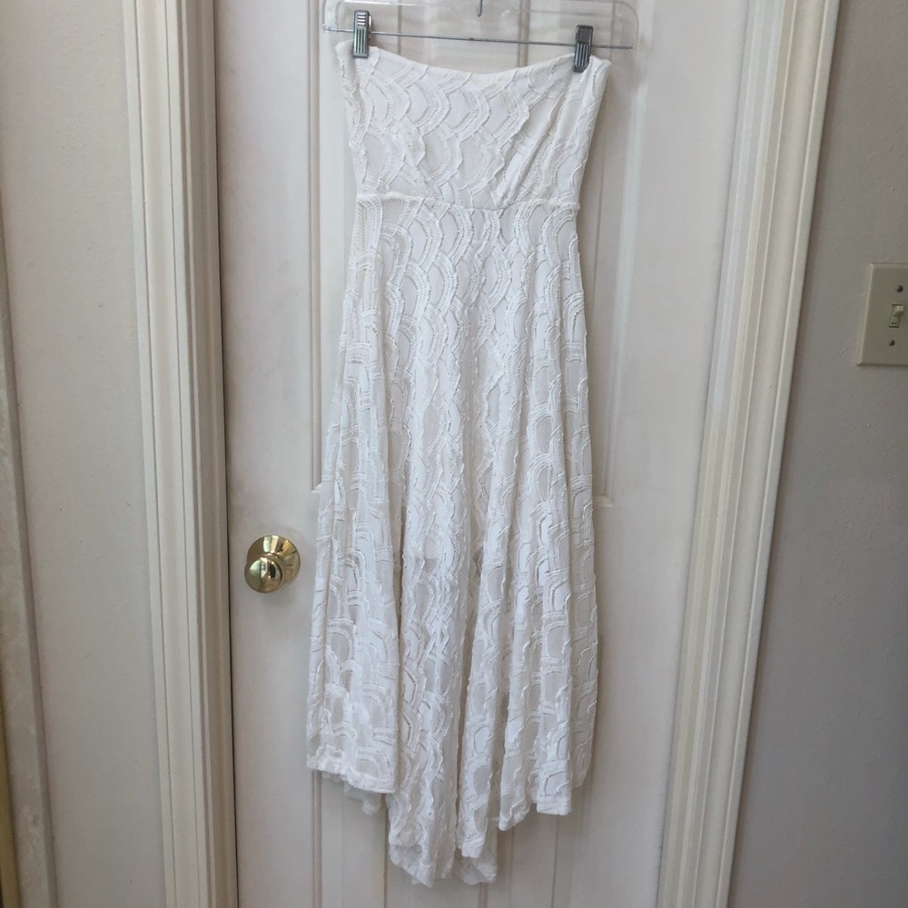 Nightcap by Carisa Rene White Lace Dress, Size S